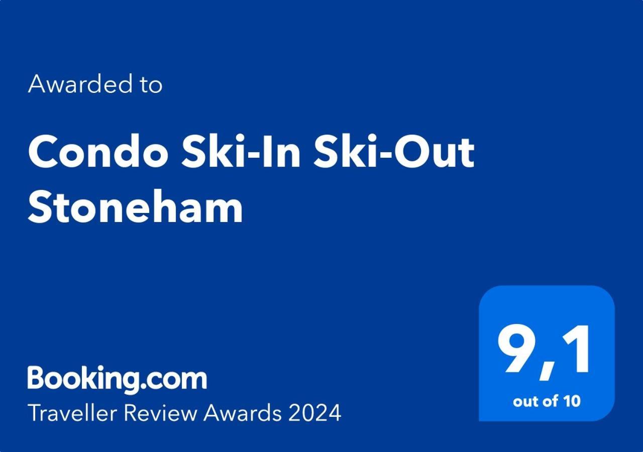 Condo Ski-In Ski-Out Stoneham Eksteriør billede